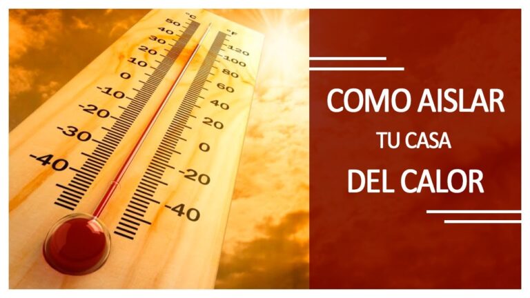 Aislamiento Térmico: Protege Tu Hogar del Calor